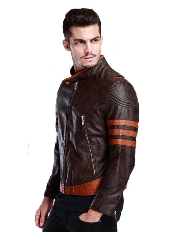 Hollywood wolverine Jacket Motorcycle Mens JK105B